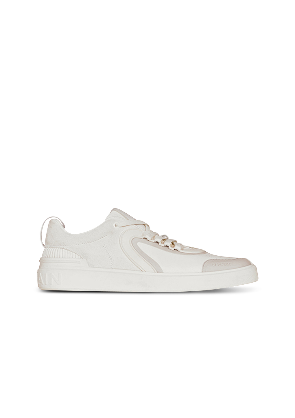 Leather and suede B-Skate sneakers, white, hi-res