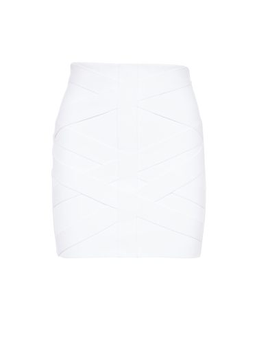 Short knit bandage skirt