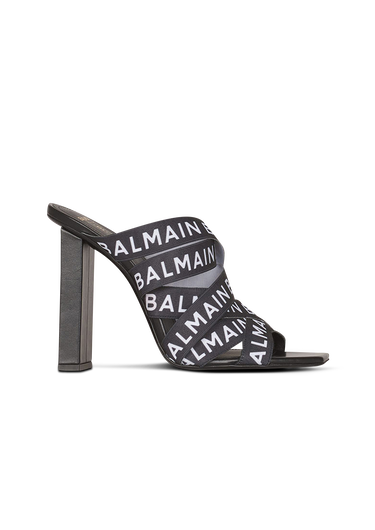 Sandales Union avec logo Balmain