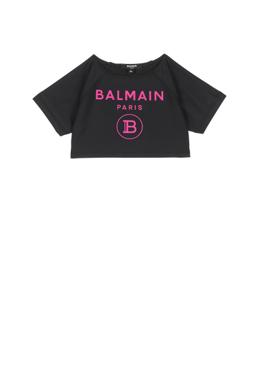 T-shirt de bain à logo Balmain