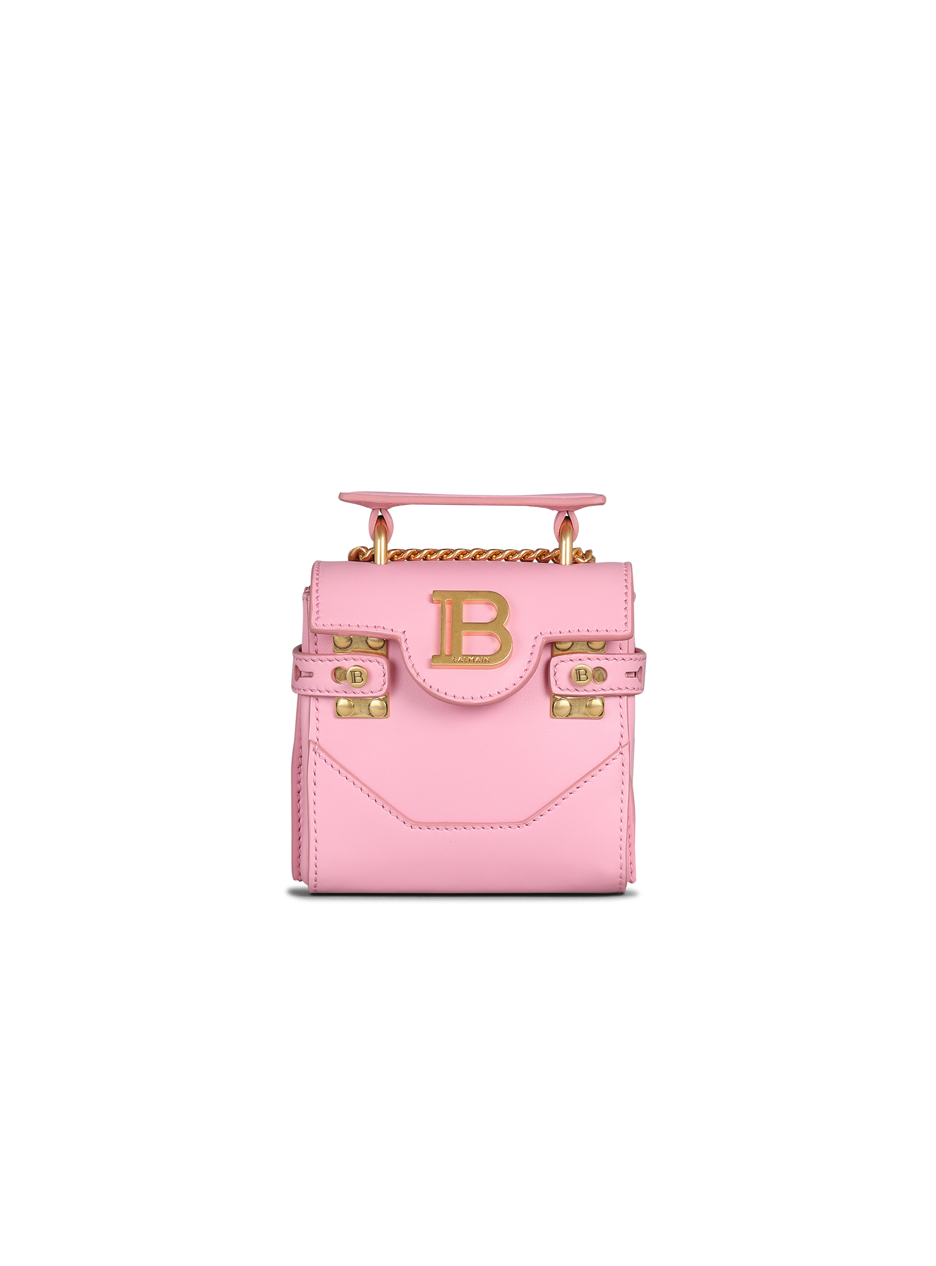 Leather B-Buzz Mini bag, pink